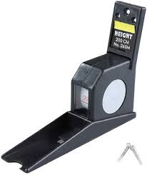 Height measuring scale