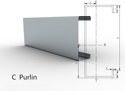 China Made Steel Glazed C Purlin