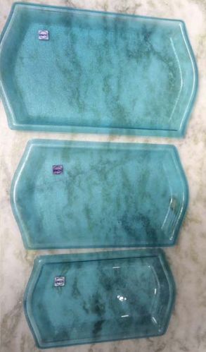 Polished Ceramic Tray Set, For Kitchen Furniture, Size : Multisize