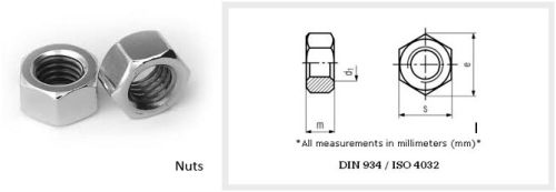 Polished Metal Nuts, Size : 0-15mm, 15-30mm