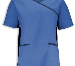 Blue Wrap Nursing Uniforms Suppliers