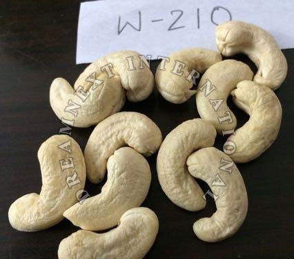 W210 Cashew Nuts, For Food, Snacks, Packaging Type : Pouch, PP Bag, Sachet Bag, Tinned Can