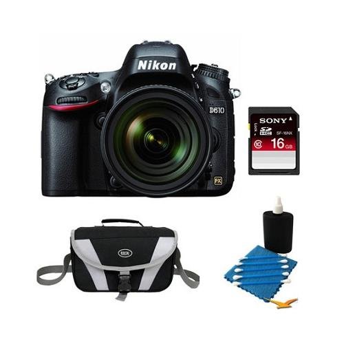 Nikon D610 FX-format 24.3 MP 1080p Video Digital SLR Camera With AF-S NIKKOR 24-85mm f/3.5-4.5G ED V