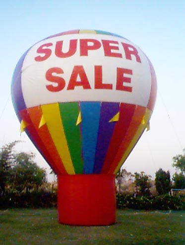 PVC HABR Inflatable, For Promotional Purpose, Size : 3 Mtr