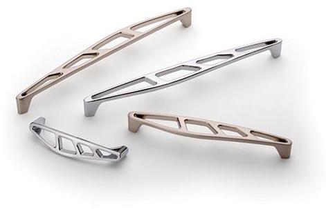 Sanvi - 1327 Cabinet Handle, Color : Steel Finish, CP Finish