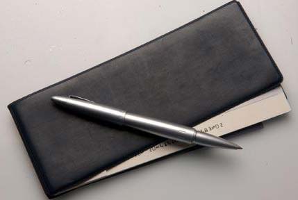 Leather Cheque Book Cover