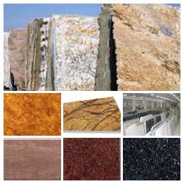 Rectangular Natural Stone Slabs, Length : 5-7 Feet