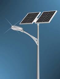 Solar street light, Finishing : Chrome Finish