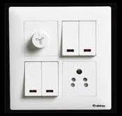 ABS Modular Switches, For Home, Office, Residential, Restaurants, Size : 2.5 Inch, 3 Inch, 3.5 Inch