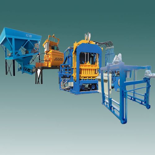 Concrete Hollow Block Making Machine (QT4-15), Power : 20.95kw