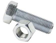 Galvanized Iron Nut and Bolt, For Door, Table Fittings, Window, Size : 10-20mm, 20-30mm, 30-40mm