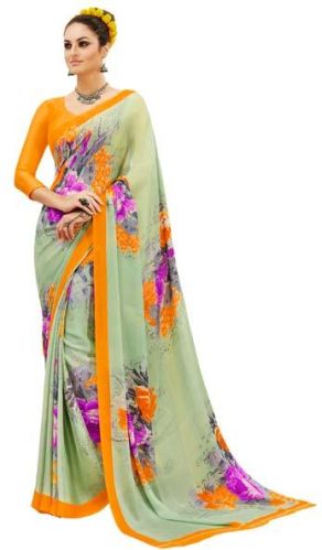 Georgette Sarees, Color : Multi