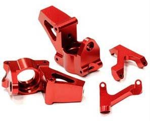 Red Anodized Motorcycle Parts