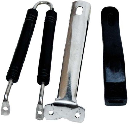 Metal Polished Utensil Handles, Color : Black, Grey