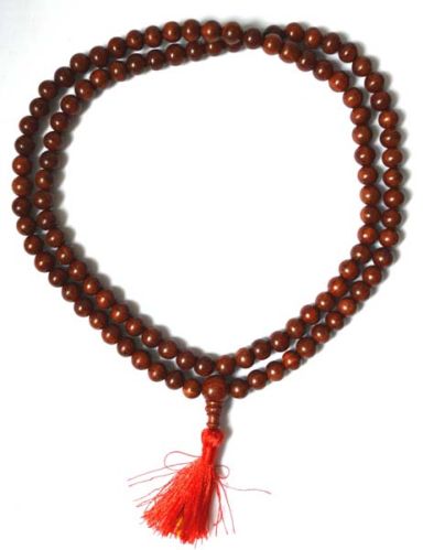 Red Sandalwood Mala, For Religious Use, Feature : Natural