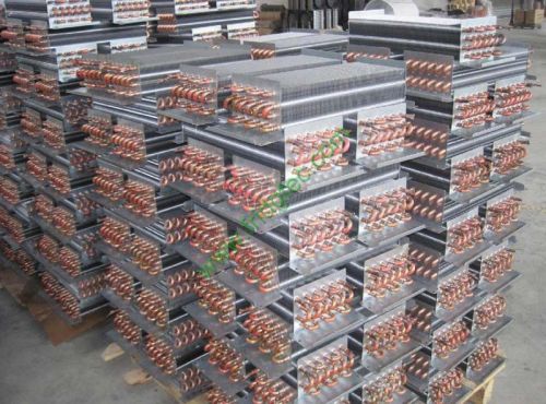 China Display Cabinet Copper Tube Aluminum Fin Evaporator