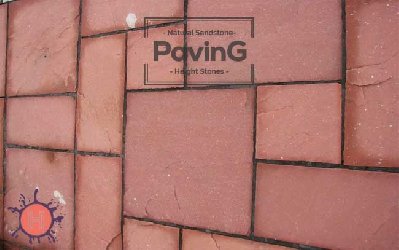 Agra Red Sandstone Paving Stone