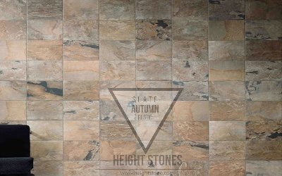 AUTUMN RUSTIC SLATE TILES SLABS