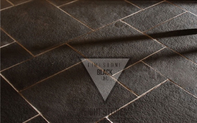 LIME BLACK LIMESTONE TILES SLABS