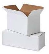 White Duplex Corrugated Paper Boxes