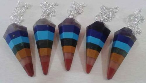 7 Chakra Bonded Pendulum