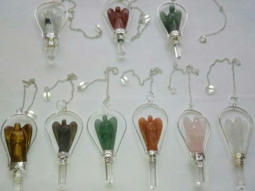 Gemstone Angel Pendulum