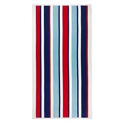 Cotton Multicolored Striped Bath Towels for Bathroom