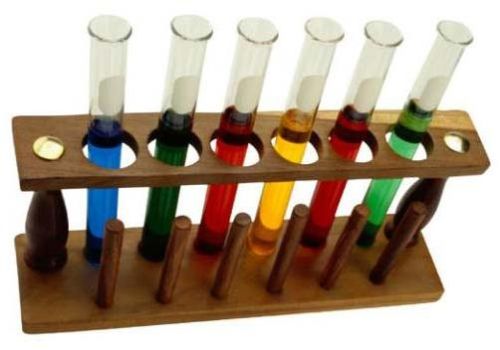 Wooden Test Tube Rack