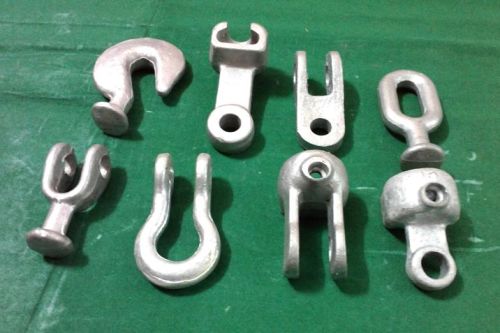 Metallic Common Coated Steel Insulator Hardware Fittings, For Electricity, Certification : ISI Certified