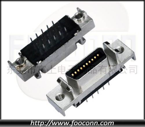 Scsi Connector 20pin Female Straight Dip