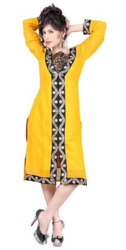 Designer Kurtis, Sleeve Type : 3/4th Sleeve, Half Sleeve