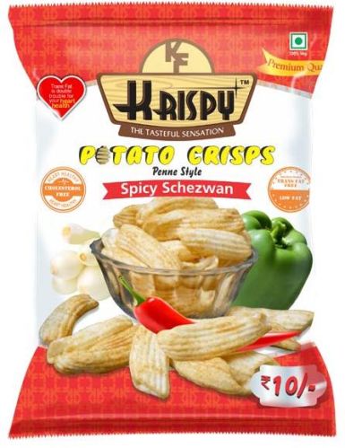 Spicy Schezwan Potato Crisps - Penne Style