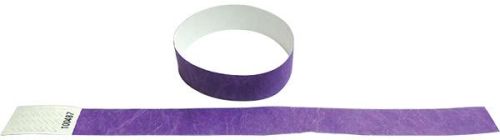 Plain Tyvek Wristbands 19mm, Shape : Rectangular