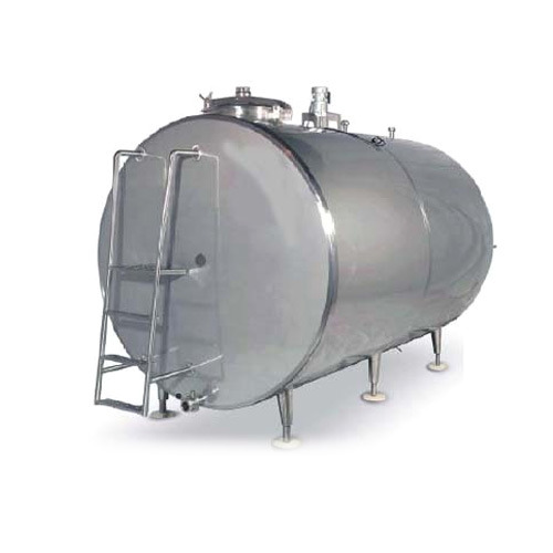 Coated Metal Horizontal Milk Storage Tank, For Transportation, Capacity : 10-500L