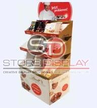 Chocolate 3 Trays POS Display Stand