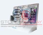 Toothbrush Plastic Table Top Display Stand