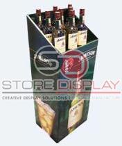 Wine Dump Bin Display Stand