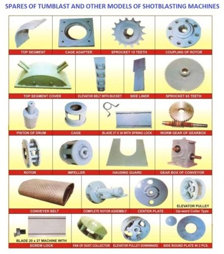 Shot Blasting Machine Spare Parts