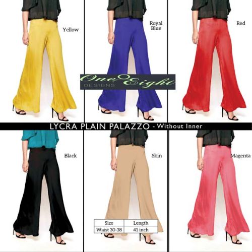 LYCRA PLAIN PALAZZO