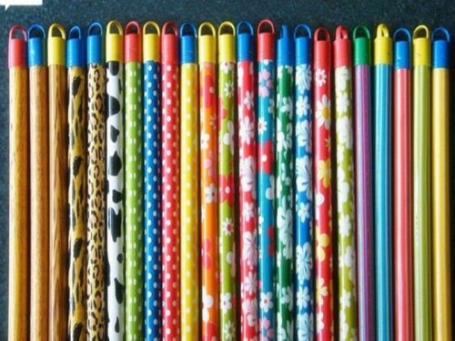 120x2.2cm PVC Coated Wooden Broom Handles(Various Size Can Be Customized)