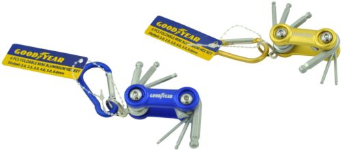 Goodyear Mini Aluminium Hex Key Set