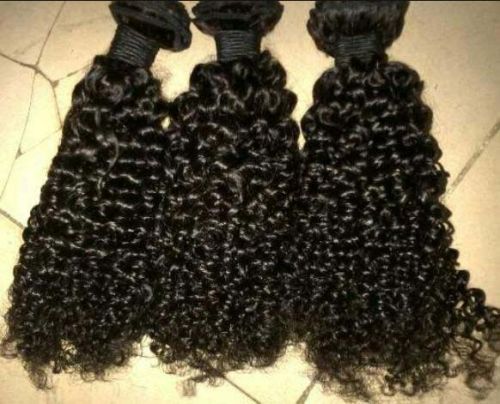 Riddhi Enterprises 100 % NATURAL Kinky Curly Hair, Length : 8