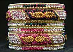 Colored Brass Bangles