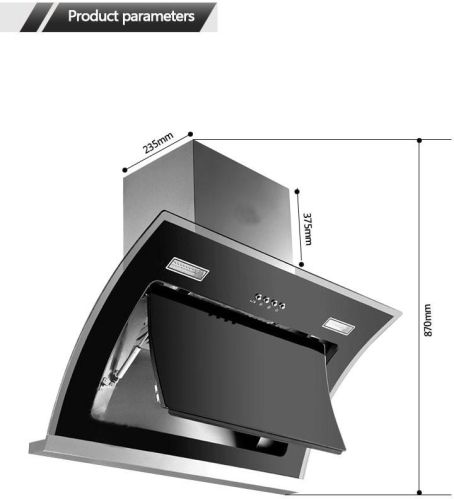 Range Hood Temper Glass Kitchen Range Hood