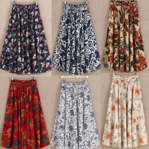 Hand Block Printed Skirts