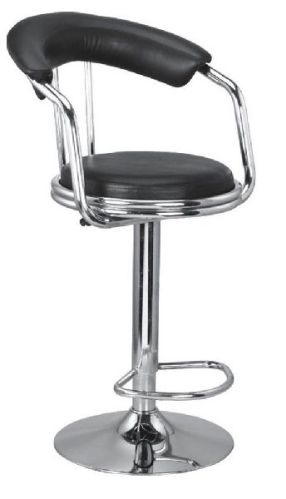 Stainless Steel Revolving Stool, Color : Black