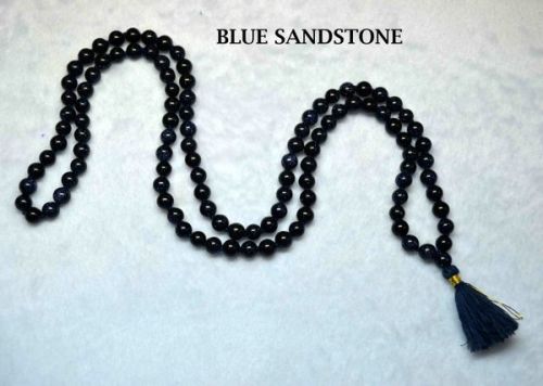 Blue Sandstone Mala