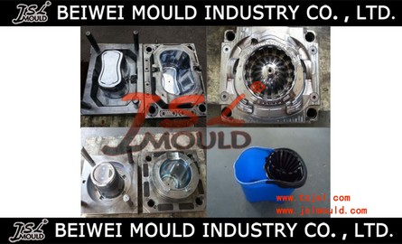 Plastic Injection Mop Bucket Mould, Brand Name : JSLMOULD