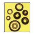 Round Polished Rubber Washer, For Automotive Industry, Fittings, Size : 0-15mm, 15-30mm