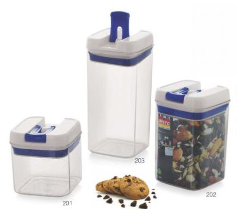 Easy Lock Flip Flop Square Container